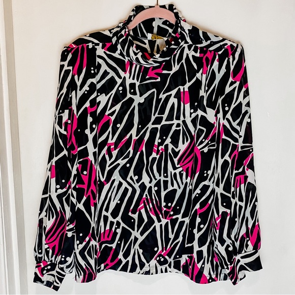 80s secretary blouse